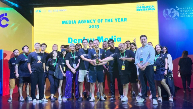 Tim DENTSU CREATIVE di ajang Citra Pariwara Advertising Festival 2023