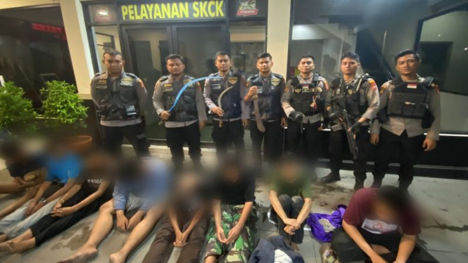 Pelaku remaja yang diamankan membawa celurit hingga bom molotov.