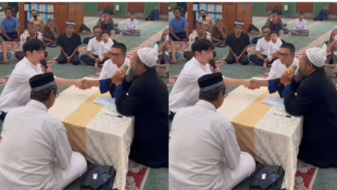 Helmy Yahya dampingi calon menantu mualaf