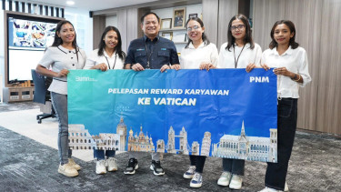 PNM memberangkatkan karyawan kristiani untuk Wisata Religi ke Vatikan