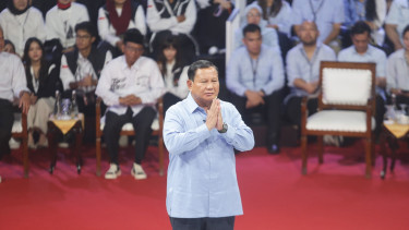 Debat Capres-Cawapres Pertama Prabowo Subianto