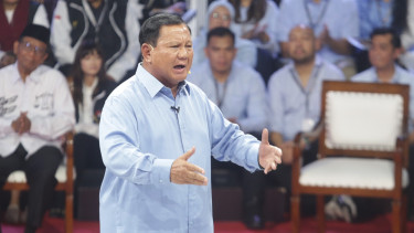 Debat Capres-Cawapres Pertama Prabowo Subianto