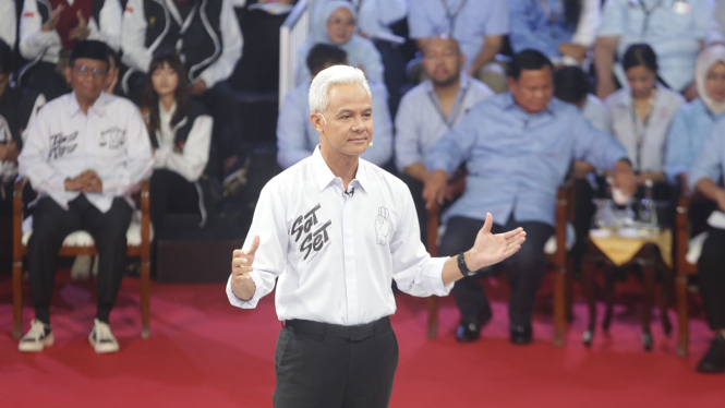 Debat Capres-Cawapres Pertama Ganjar Pranowo