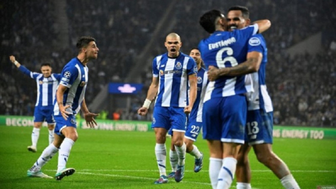 Selebrasi pemain FC Porto