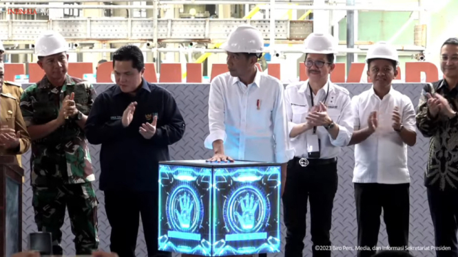 Presiden Jokowi resmikan ekspansi smelter PT Smelting di Gresik