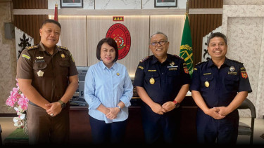 Bea Cukai melakukan sinergi dengan aparat penegak hukum (APH)