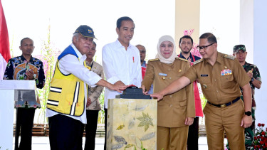 Pasar Induk Among Tani Kota Batu diresmikan oleh Presiden Jokowi