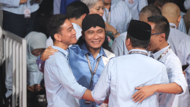 Gus Miftah bersama dengan Cawapres nomor urut 2 Gibran Rakabuming Raka