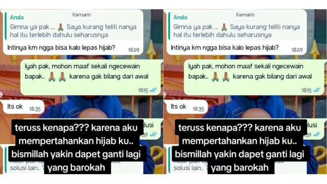 Tuai Banyak Pujian Netizen, Belum Genap Sehari Pelamar ini Resign Gegara Ini
