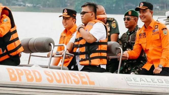 Pj Gubernur Agus Fatoni dan BPBD Sumsel