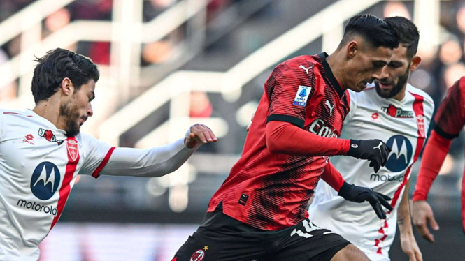 Tijjani Reijnders, Duel AC Milan vs Monza