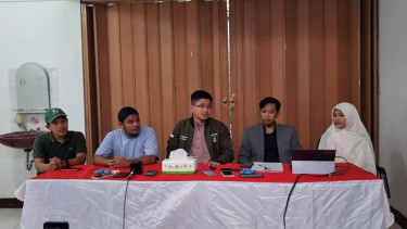 PP KAMMI gelar konferensi pers soal dugaan pengeroyokan oknum TNI