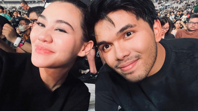Thariq Halilintar dan Aaliyah Massaid 
