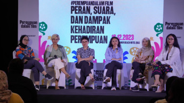 Program Perempuan Dalam Film menghadirkan para pembuat film dengan latar belakan