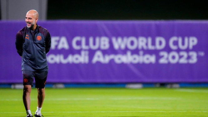 Manajer Manchester City Pep Guardiola
