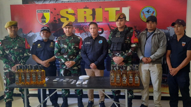 Bea Cukai lakukan penindakan terhadap sabu dan miras ilegal