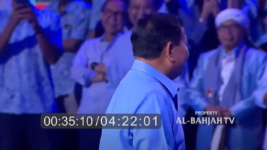 Foto laki-laki mirip Buya Yahya di Konsolidasi pendukung Prabowo-Gibran