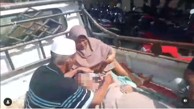 Korban Kecelakaan di Puskesmas Muara Gembong Bekasi