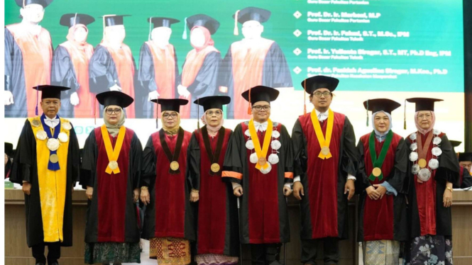 USU Kembali Lantik 6 Guru Besar Tetap