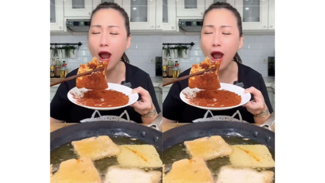 Tren mukbang Hahu Hoheng