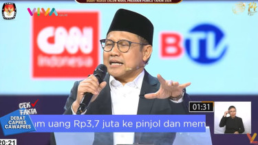 Calon wakil presiden Muhaimin Iskandar atau Cak Imin.