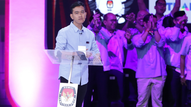 Gibran Rakabuming Raka Debat Cawapres Pemilu 2024