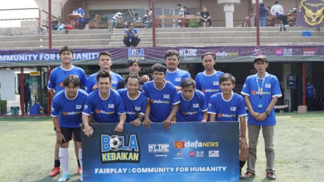 Peserta turnamen Bola Kebaikan