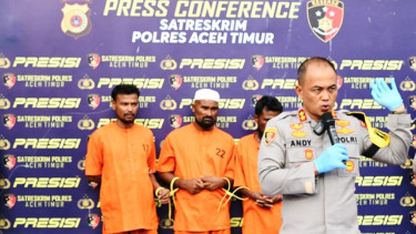Polres Aceh Timur tetapkan 3  etnis Rohingya tersangka penyelundupan 47 orang ke Indonesia
