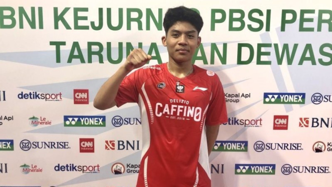 Pebulutangkis tunggal putra Indonesia Moh. Zaki Ubaidillah 