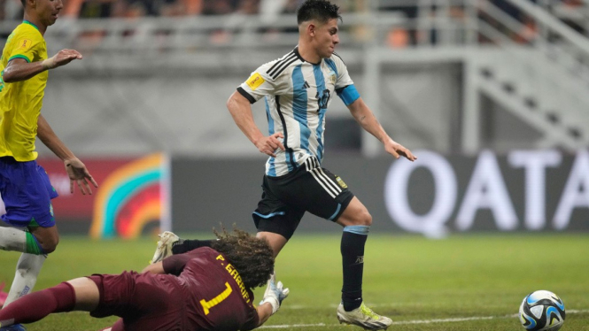 Pemain Timnas Argentina U-17 Claudio Echeverri