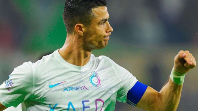 Pemain Al Nassr Cristiano Ronaldo