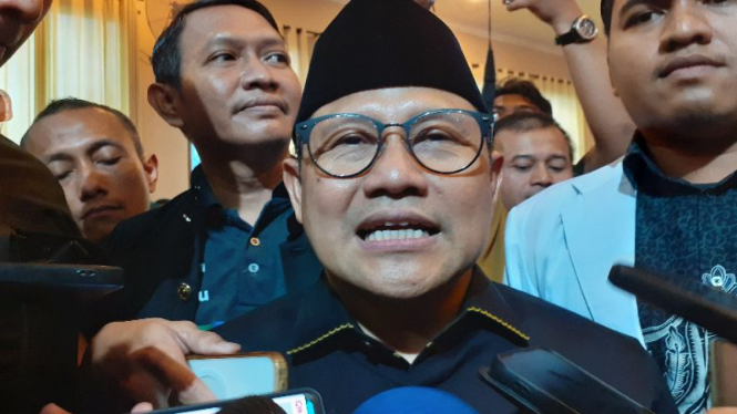 Cawapres nomor urut 1 Muhaimin Iskandar alias Cak Imin.