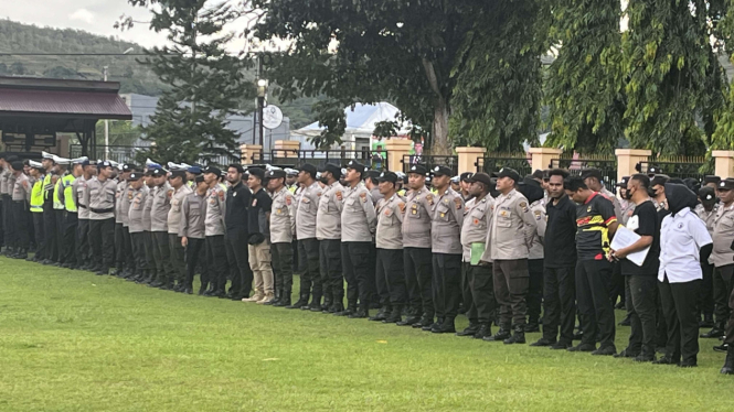 Persiapan penyambutan kedatangan jenazah mantan Gubernur Papua Lukas Enembe