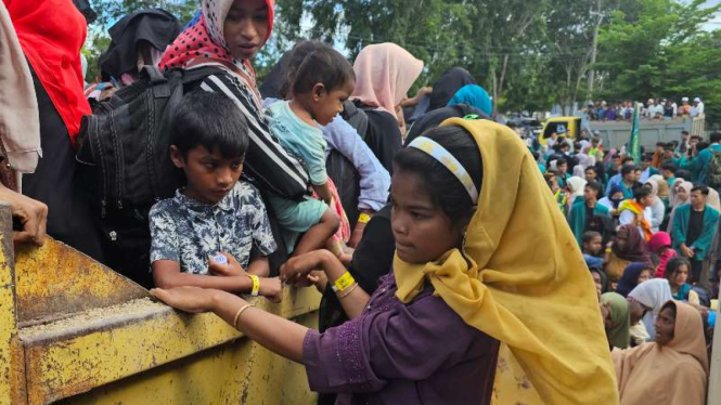 Pengungsi Rohingya.