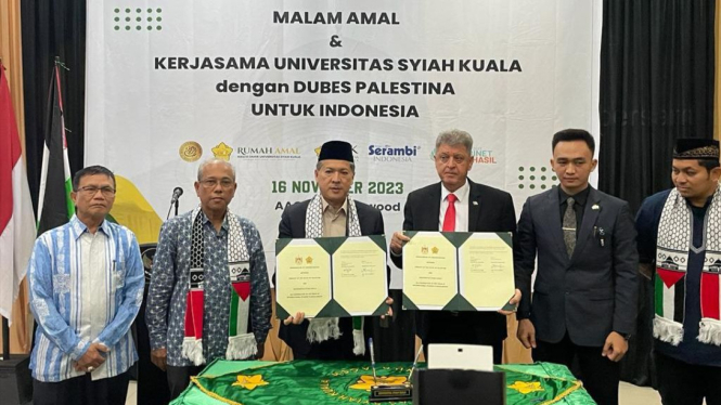 IDI-Universitas Syiah Kuala Berikan Beasiswa Pendidikan pada Mahasiswa Palestina