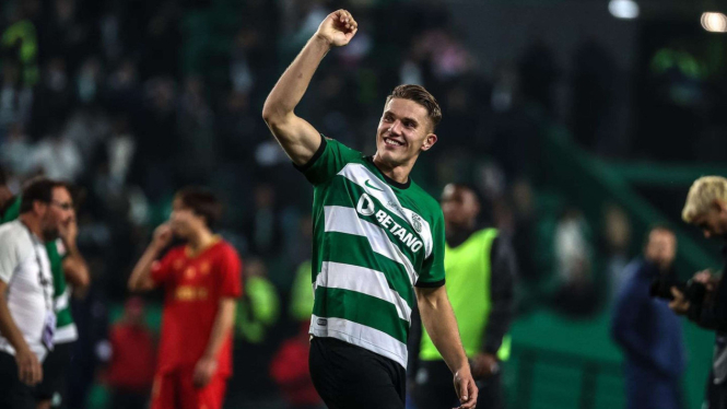 penyerang Sporting Lisbon, Viktor Gyokeres