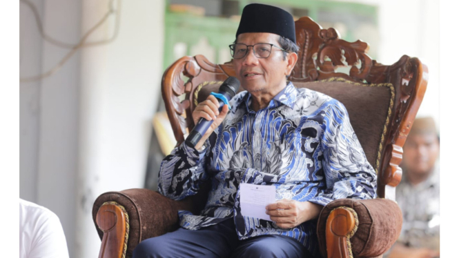 Cawapres nomor urut tiga Mahfud MD