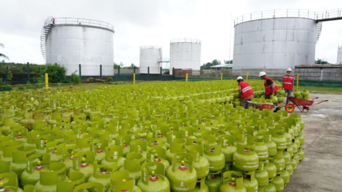 Ilustrasi gas elpiji LPG