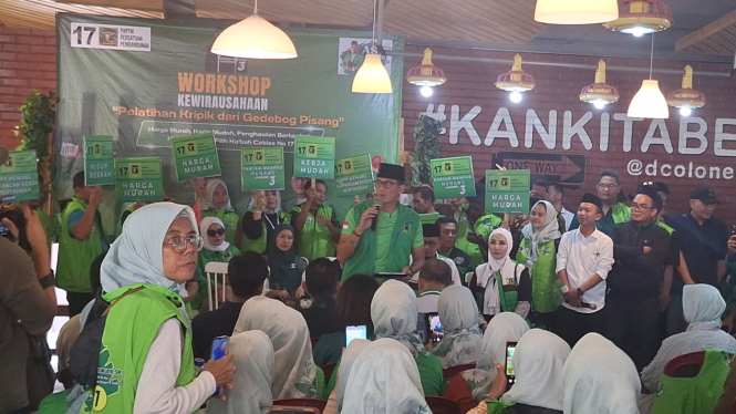 Ketua Badan Pemenangan Pemilu (Bappilu) Nasional PPP Sandiaga Uno 