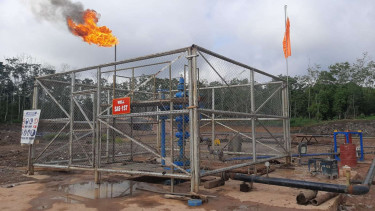 Sumur SAS 1 proyek Seleraya Belida (SRB) yang sudah beroperasi dengan lifting sebesar 2.000 barel minyak per hari (BOPD)