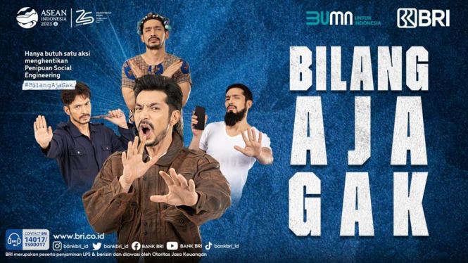 Campaign BRI #BilangAjaGaK untuk menolak modus penipuan