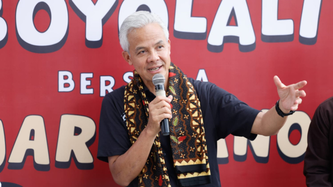 Capres nomor urut tiga Ganjar Pranowo