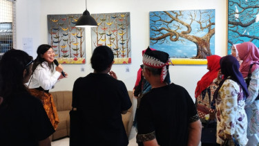Pameran lukisan Kie Art Project.