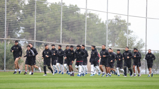 Latihan Timnas Indonesia