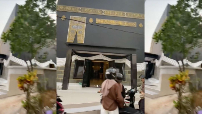 Viral Masjid Berbentuk Kabah di Jepara
