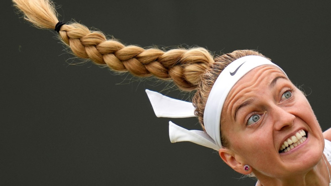 Petenis asal Republik Ceko Petra Kvitova