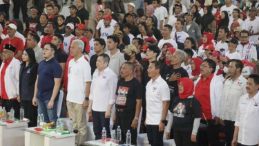 Ganjar Pranowo, Hary Tanoe dan Apmiso di Deklarasi Dukungan
