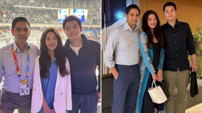Budi Djiwandono, Mila Gunawan dan anaknya