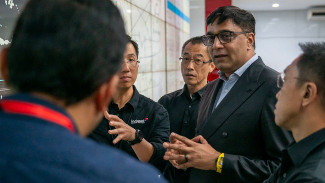 Direktur Utama dan Kepala Eksekutif Indosat Ooredoo Hutchison Vikram Sinha.