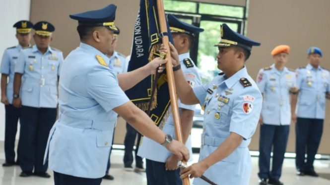 VIVA Militer: Danlanud Supadio Pontianak Lantik Mayor Pnb Agus Jadi Danskadud 51
